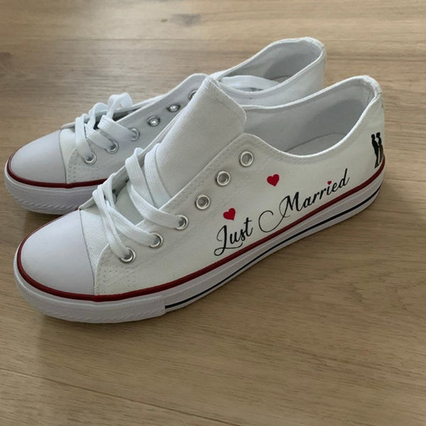 Personalized wedding sneakers for women and men