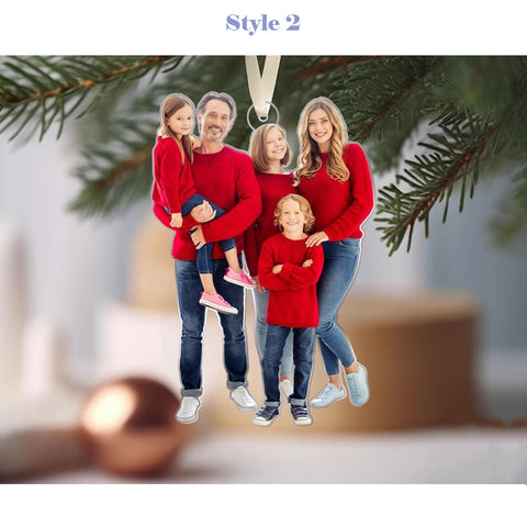 Family Photo Ornaments Christmas Custom Photo Ornament