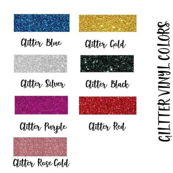 Personalised Deluxe Double Layer Glitter Cake Topper - Any 3 words