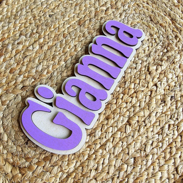 Personalized children's doorplate, children's room decoration, personalized name doorplate