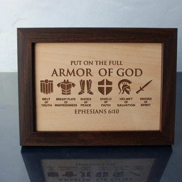 The Armor Of God Sign Decor Full Armor of God Father Gift