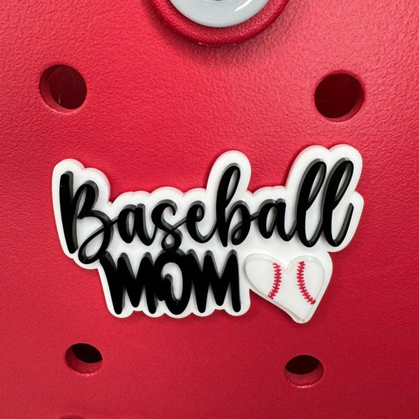 Football Mom Baseball Mom Cheer Mom Soccer Mom Charm for Bogg Bags Sports Mom Bag Accessory