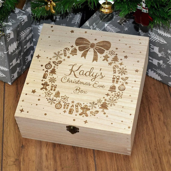 Bespoke Personalised Wooden Christmas Box