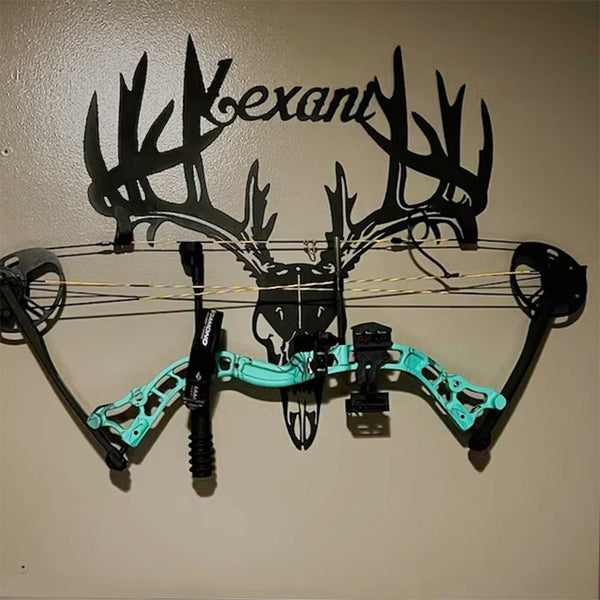 Personalized Metal Deer Head Skeleton, Gift For Hunting Lovers