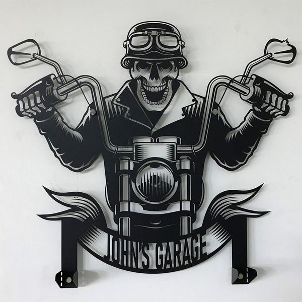 Custom Motorcycle Helmet Rack, A Great Gift For Bikers