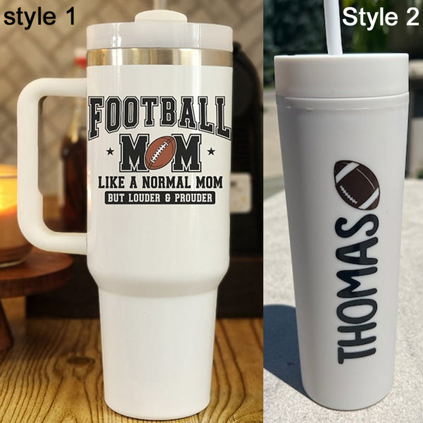 Football Mama Coffee Cup 40 oz Tumbler Football Gifts Custom Gifts