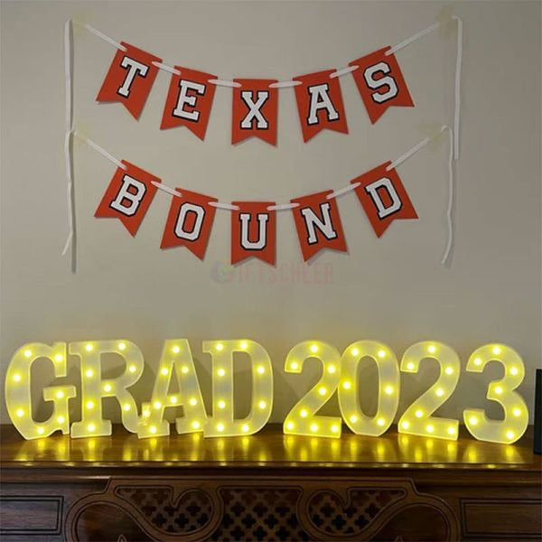 Custom College Bound Banner, Any School Banner, Pick your school colors