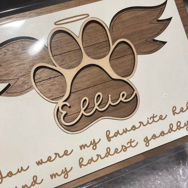 Pet Memorial Sign, Pet Memorial Gift, Pet Loss Gift, Personalized Cat Memorial