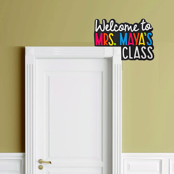 Custom Teacher Appreciation Gift Teacher Doorframe Sign