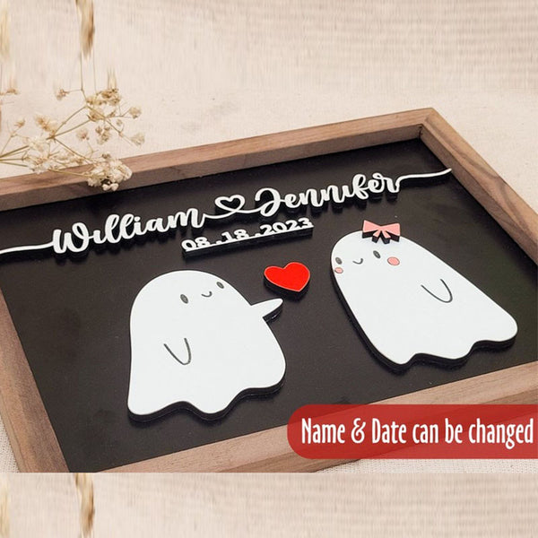 Forever My Boo | Couple Decoration|Custom Halloween Gift |Personalized Gifts | Custom Couple Gifts | Valentine's Gifts