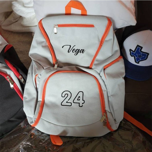 Basketball Backpack Gift, Personalized Name/Number Basketball Bag