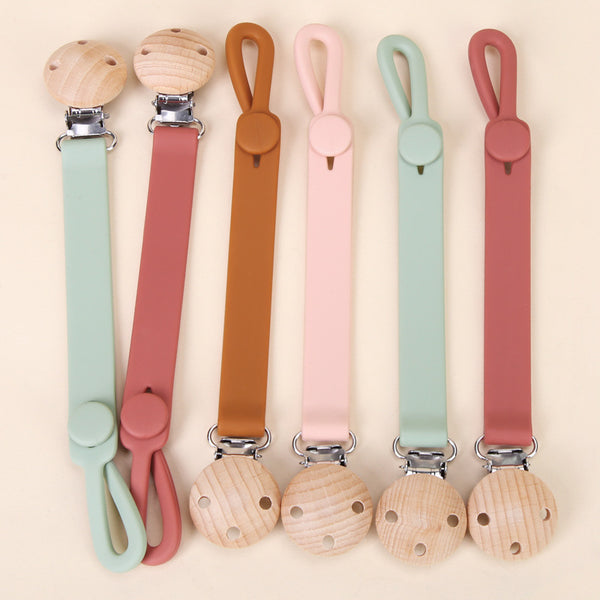 Personalized Baby Pacifier Clip Silicone Clip Holder Custom Baby Gift