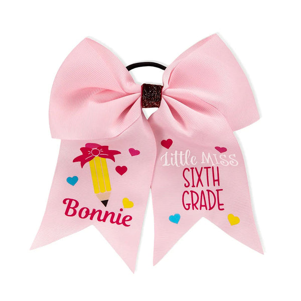 Personalized Hair Accessories With Grade And Name, Perfect Back-To-School Gifts For Kids