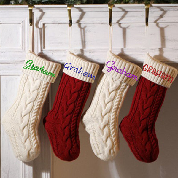 Personalized Embroidered Christmas Stocking