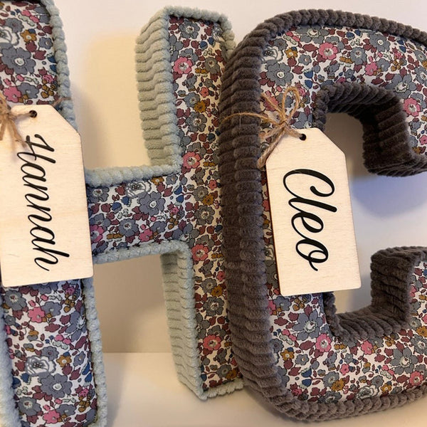 Corduroy Letters, Lovely Gift