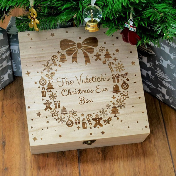 Bespoke Personalised Wooden Christmas Box