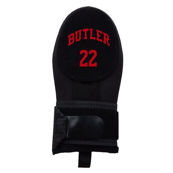 Black Custom Name and Number Slip-On Gloves