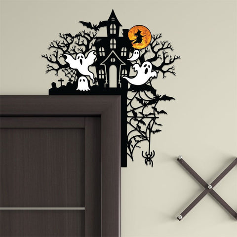 Halloween Door Corners, Door Decorations, Halloween Home Decorations