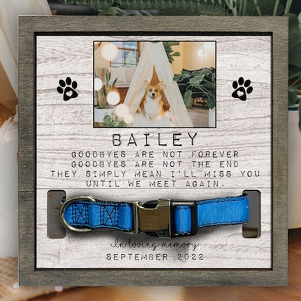 Memorial Pet Collar Sign,Memorial Standing Frame