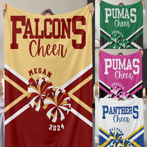 Cheerleading Custom Blankets, Team Gifts