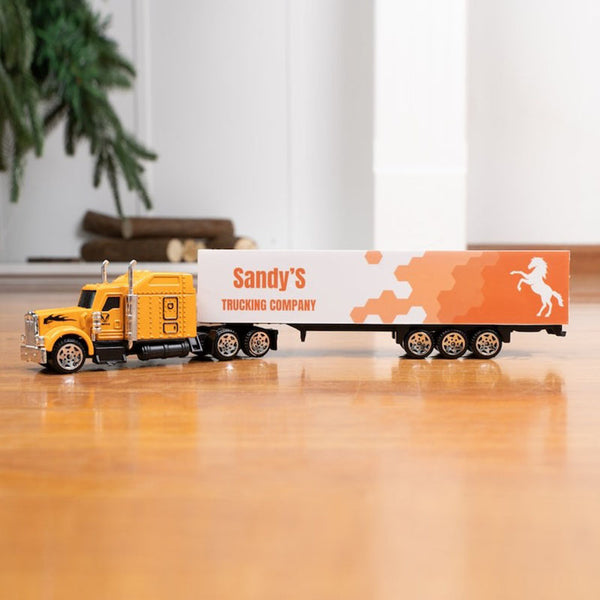 Kids Toy Truck, Toy With Name, Personalized Toy