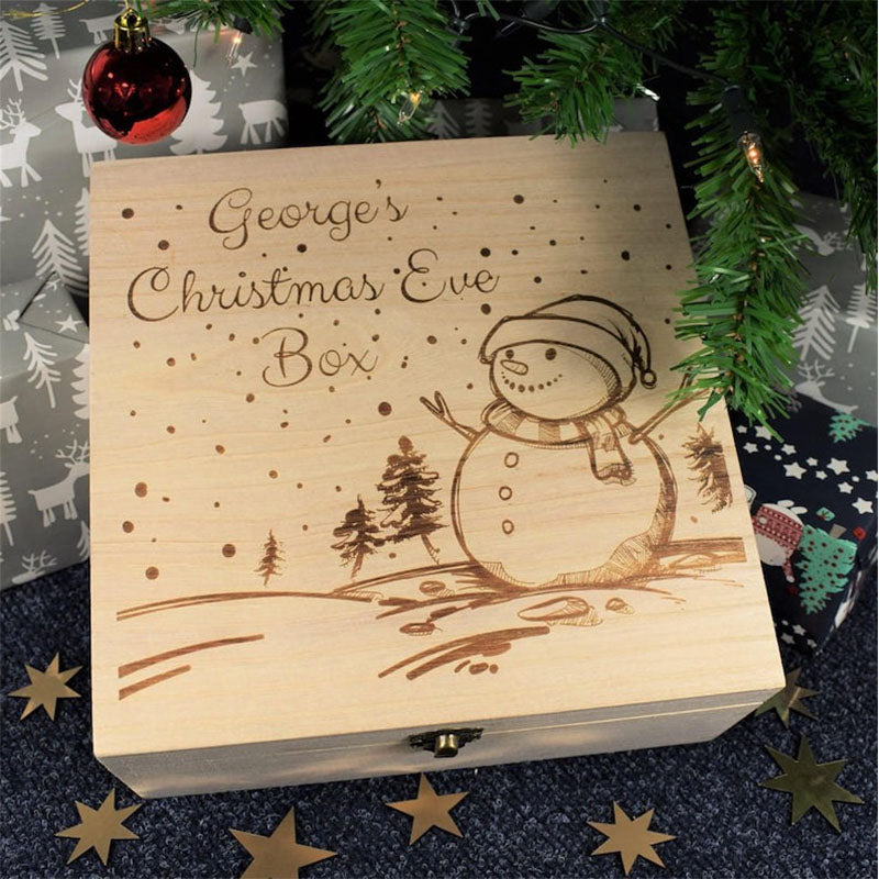 Bespoke Personalised Wooden Christmas Box