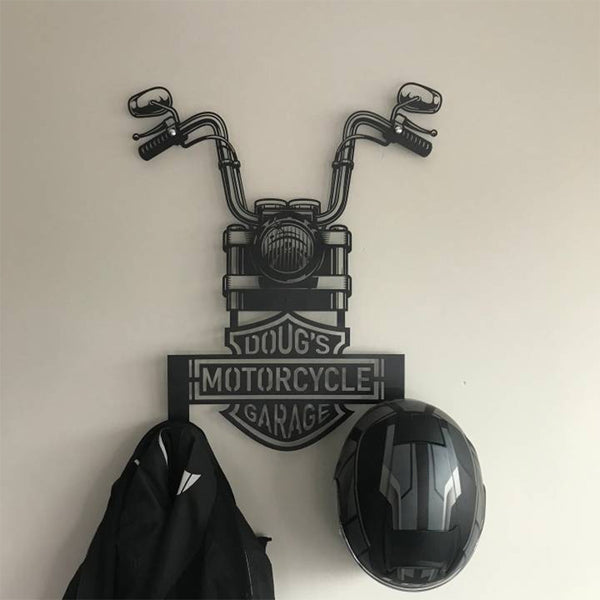 Custom Motorcycle Helmet Holder, Great Gift For Bikers