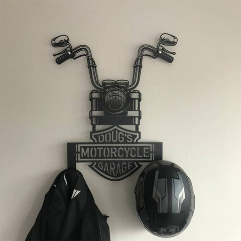 Custom Motorcycle Helmet Holder, Great Gift For Bikers