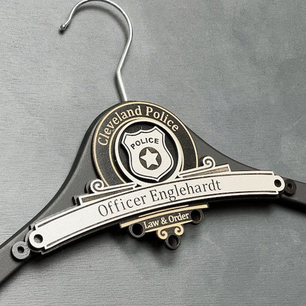 Personalized Hanger ,Personalized Police Officer Cop ,PhD ,Gifts, Judge , Physician Assistant Gifts