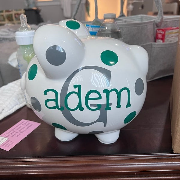 Personalized Piggy Bank-Piggy Bank For Boys-Piggy Bank For Girls-Piggy Banks