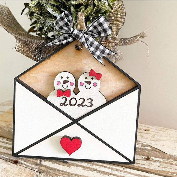 Personalized Christmas Snowman Ornament Home Decor