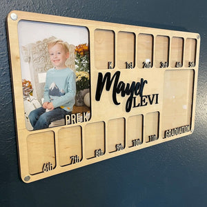 Pre K to Graduation School Picture Frame