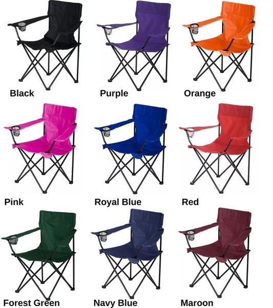 Personalized Coach Gift - Baseball Football Adult Folding Chair