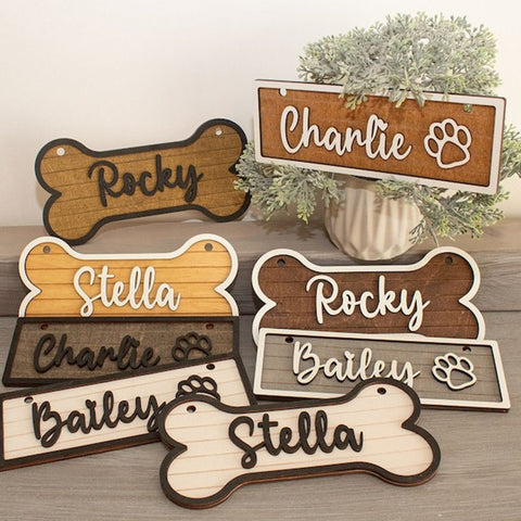 Dog House Sign, Dog House Tag, Personalized Gift