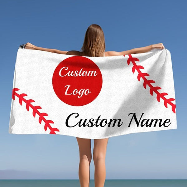 Custom Name Pool Towels