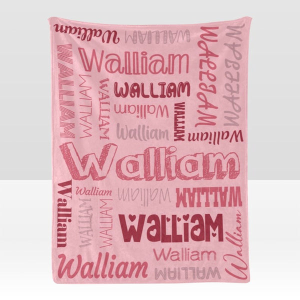 Custom Blankets with Names, Custom Baby Blankets for Boys and Girls