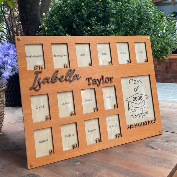 Personalized Pre-K to Graduation Photo Frame