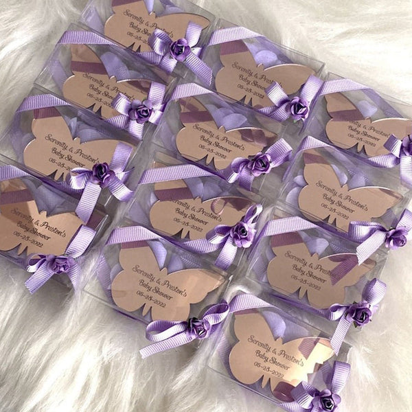 Butterfly Custom Bridesmaid Gift Baby Shower Favors Butterfly Acrylic Mirror