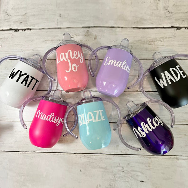 Personalized Sippy Cup / Stainless Steel Toddler Cup