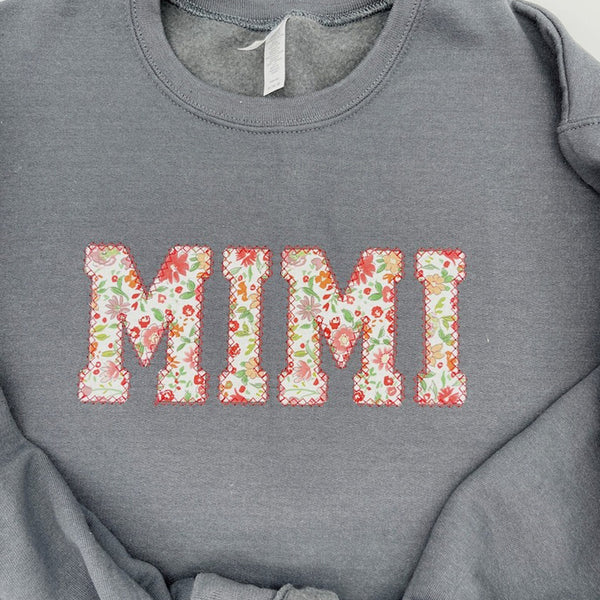 Personalised Nana Sweatshirt Gift, Embroidered Sweatshirt