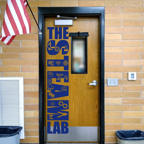 The STEAM Lab, teacher decal, school classroom