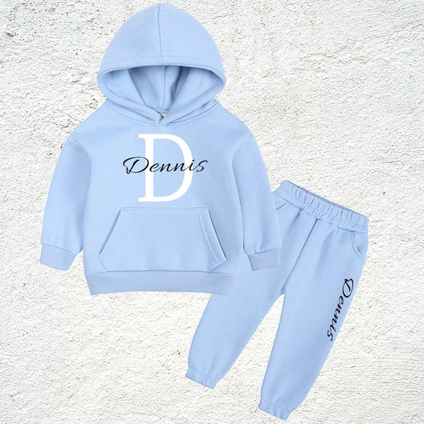 Personalized Kid Cozy Soft Extra Warm Tracksuit Set