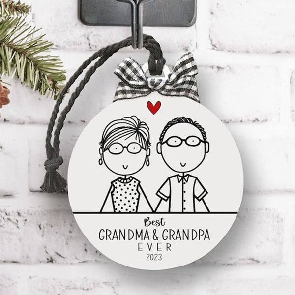 Engagement Gift, Engaged Ornament, Grandma Grandpa Gift, Wedding Gift, Married Ornament Parents To Be Personalized Gift