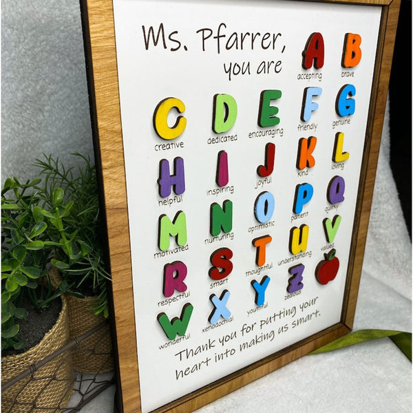 Teacher Gift, Teacher Appreciation, Personalized Teacher Gift, Educator Gift