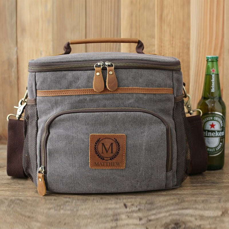 Personalized Groomsmen Gift, Groomsmen Cooler Bag, Beer Cooler Bag with Bottle Opener