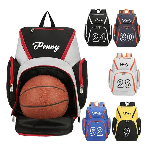 Basketball Backpack Gift, Personalized Name/Number Basketball Bag