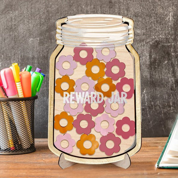 Personalized Reward Jar for Kids, School and Teacher Classroom Supplies