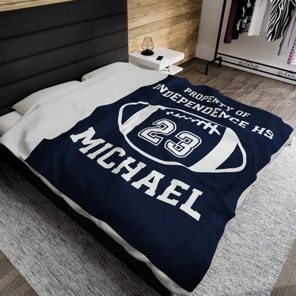 Custom Personalized Name, Stadium Blanket, Player Number, Can Be Customized