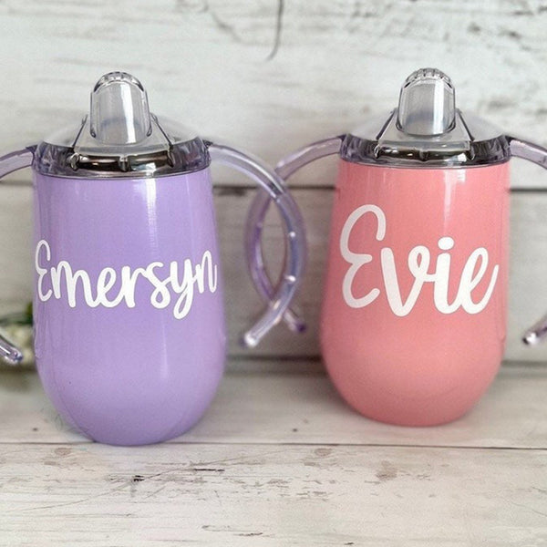 Personalized Sippy Cup / Stainless Steel Toddler Cup