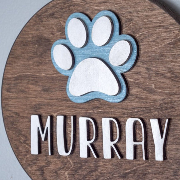 Personalized Dog Leash Holder || Custom Name Pet Leash Hook